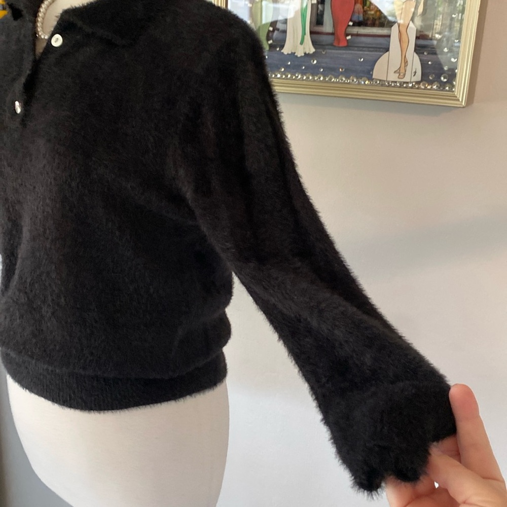 😍 SOLD 🖤 TAILOR and TWIRL for TATYANA PULLOVER SOFT SWEATER PINUP RETRO - Picture 4 of 8